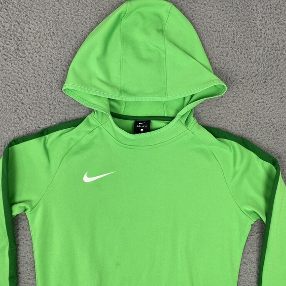 Nike Women's Dri-Fit Academy 18 Green Pullover Hoodie Size Small - AJ0110-361 - Picture 2 of 13